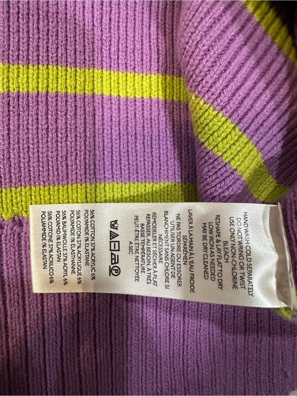 free people iris orchid striped cropped easy street sweater